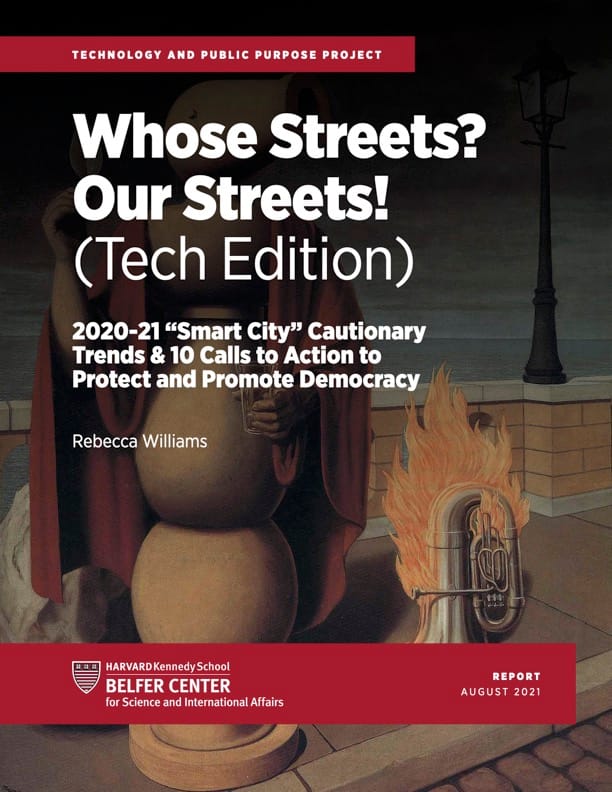 Whose Streets? Our Streets! (Tech Edition) Report Cover